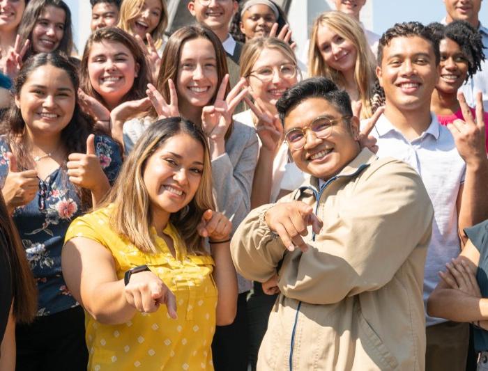 Saint Mary's Data Science Degree Students on Campus